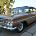 1959 Chevrolet Bel Air Bel Air 36,566 Miles Gold and White Sedan 235 CID I-6 Aut