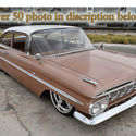 1959 chevrolet Belair Sport Coupe 350 Bagged Disc Brakes impala biscayne