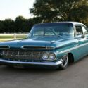 1959 Chevrolet BelAir, two door, air ride, 18&#034; & 20&#034; wheels, 235 I6 motor