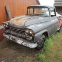 1959 CHEVROLET BIG BACK WINDOW SHORT/STEPSIDE 3100 TRUCK