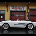 1959 Chevrolet Corvette 1959 Snowcrest White/Red Silver Cove 43041 Miles Snowcre