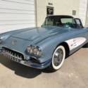 1959 Chevrolet Corvette 4 speed Frost Blue/Blue  1958 1960 1961 1962 Ford Chevy