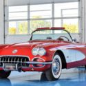 1959 Chevrolet Corvette 4 Speed RED ON RED!