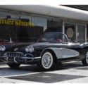 1959 Chevrolet Corvette, Rare Automatic, Rare Black with Red Interior!