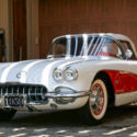 1959 Chevrolet Corvette, White with Red Interior, Fully Restored, Custom Stereo