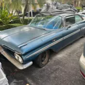 1959 Chevrolet Impala Coupe Blue
