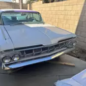 1959 Chevrolet Impala Coupe White