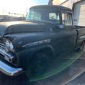 1959 Chevrolet pick up 3100 short box half ton with the deluxe trim