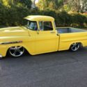 1959 Chevy 3100 Apache bagged shortbed fleetside patina