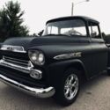 1959 Chevy 3100 Apache big black glass 350 & 700R4 trans daily driver excellent