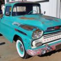 1959 chevy apache 1/2 FLEETSIDE V-8 Oakland Ca. built