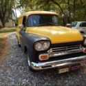 1959 Chevy Apache Panel Truck 3100    Partially Restored  &quot;The Lemon-ader&quot;