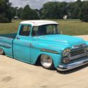1959 chevy apache pickup fleetside bagged patina