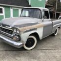 1959 Chevy Apache short bed fleetside rat rod hot rod