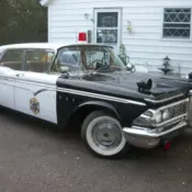 1959 edsel cop car