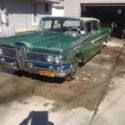 1959 edsel ranger two tone green four door sedan