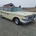 1959 EDSEL VILLAGER STATION WAGON: SOLID BODY, 99% RUST FREE, FORD V8, COMPLETE.