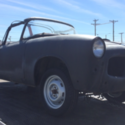 1959 FIAT 1200 ROADSTER VERY SOLID CALIFORNIA PROJECT CAR ONE OWNER BARN FIND