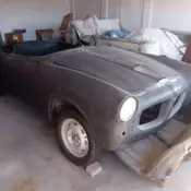 1959 Fiat 1200 Spyder Black