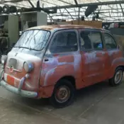 1959 Fiat Multipla Van Red Microcar