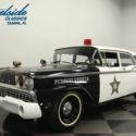 1959 Ford Custom 300 Police Car 86482 Miles Black Sedan 223 CI Straight 6 3 Spee