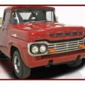 1959 Ford F100 Pickup 60033 Miles Red  350ci 8Cyl Turbo 350 Automatic