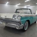 1959 FORD FAIRLANE RETRAC GALAXIE  RETRACTABLE 75639 Miles TURQ   Automatic