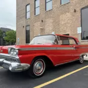 1959 Ford Galaxie 500 Coupe Red  Galaxy