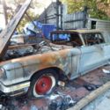 1959 Ford Thunderbird parts only~fire damage