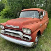 1959 GMC Suburban 250 V8 panel truck