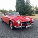 1959 Mercedes-Benz 190SL Convertible Red RWD Manual 2DR