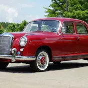 1959 Mercedes-Benz 220SE Sedan Red RWD Manual 220SE