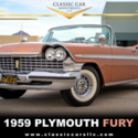 1959 Plymouth Sport Fury Convertible - Very Rare - Museum Displayed - Must See!!