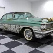 1959 Pontiac Bonneville  12930 Miles Green /Patina Coupe 389ci Pontiac V8 Hydrom