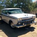 1959 Rambler 4 door, 6 cylinder, faded lilac color, solid body, no rust