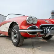 1959 Red Corvette Convertible!  Project Corvette