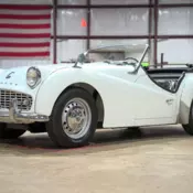 1959 Triumph TR3 Convertible 20139 Miles Pearl White Convertible 121ci I4 4-Spee