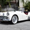 1959 Triumph TR3 Roadster - White w/ Red Interior
