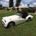 1959 Triumph TR3A Convertible White RWD Manual