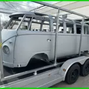 1959 Volkswagen Split Window Bus Samba, Deluxe T1, Brand New Body