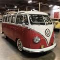 1959 Volkswagon Bus 23 Window Ragtop 360 Miles Sealing Wax Red Manual
