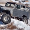 1959 Willys 4x4 with 383 stroker engine and 79 suburbin chassis.