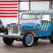 1959 Willys DJ-3a  53374 Miles BLUE Coupe 2.5L I4 3-Speed