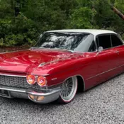 1960 Cadillac DeVille Coupe Red