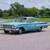 1960 Chevrolet Bel Air Survivor Low Miles Tasco Turquoise