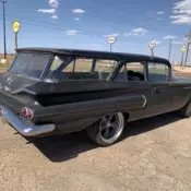 1960 Chevrolet Brookwood Wagon Black 2 door