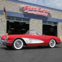 1960 Chevrolet Corvette 283 V8 4 Speed Desirable Red / Red Color Combo