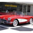 1960 Chevrolet Corvette Convertible - Roman Red over Red, 4 Speed, Hard Top