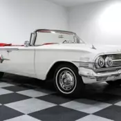 1960 Chevrolet Impala  333 Miles White Convertible 350ci V8 700R4