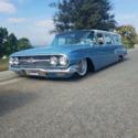 1960 Chevy 4 Door Brookwood Wagon / Mild Custom air bagged